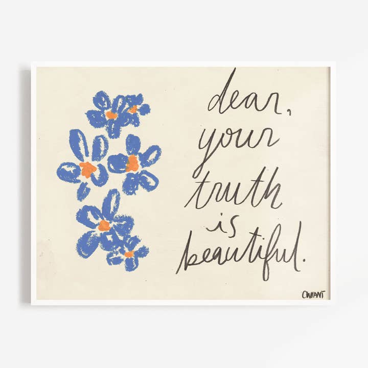Your Truth Art Print for wholesale by Candace Wiant Art