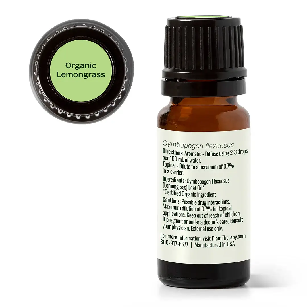 Plant Therapy - Wholesale Essential Oil - Organic Lemongrass Essential Oil 10 mL4