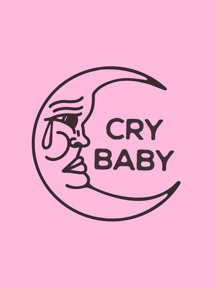 Stampa Giclée Cry Baby 20x25 cm per la vendita all'ingrosso da parte di Brass Earth