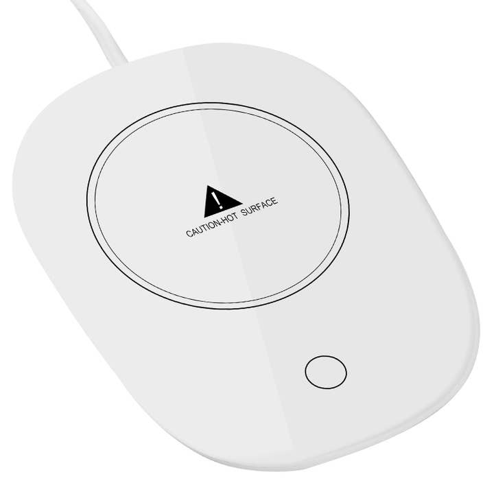 White Coffee Mug Warmer Cup Warmer Auto Shut Off Coffee Tea Milk Electric Heater Pad Office Home Desk Coffee Mug Warmer for wholesale on Faire10