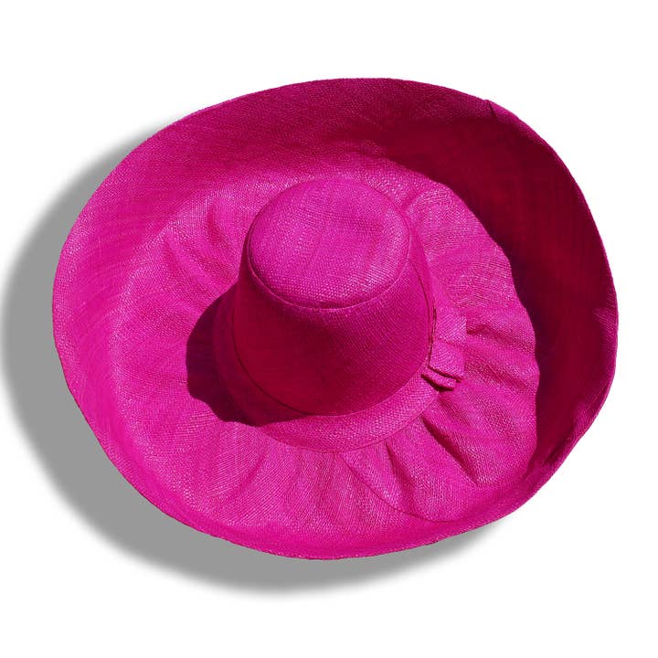 Le comptoir de la plage - Wholesale Straw hat – Unisex - Capeline" rabane hat assorted handicraft from Madagascar12