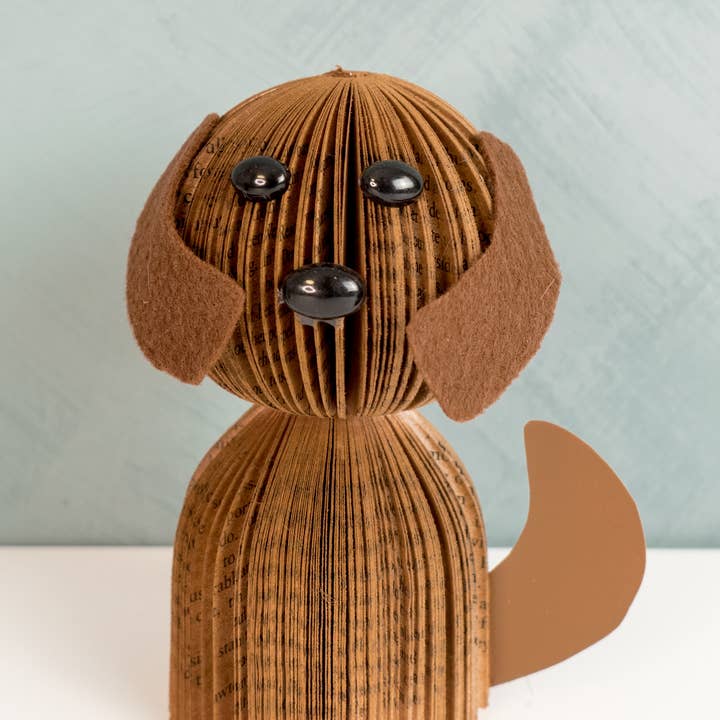 Root To Vine – wholesale Dekorativt bordsobjekt – Boka hundhyllskötare-Litterär hundälskarepresent-semestergåva3