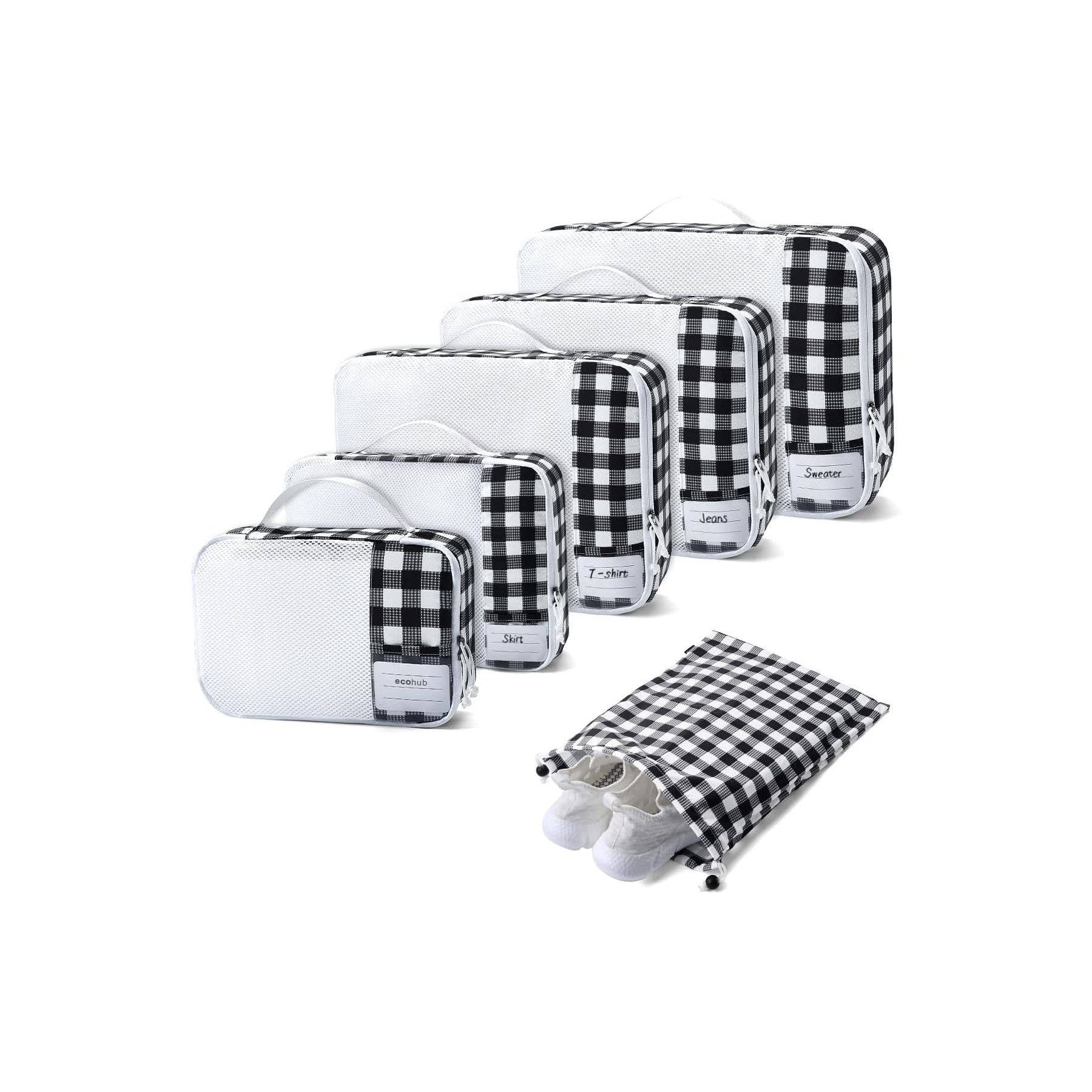 wandf – Engroshandel Pakkeemballage – 6 stk. kuffertorganisatorposer med mærke til rejsetilbehør62