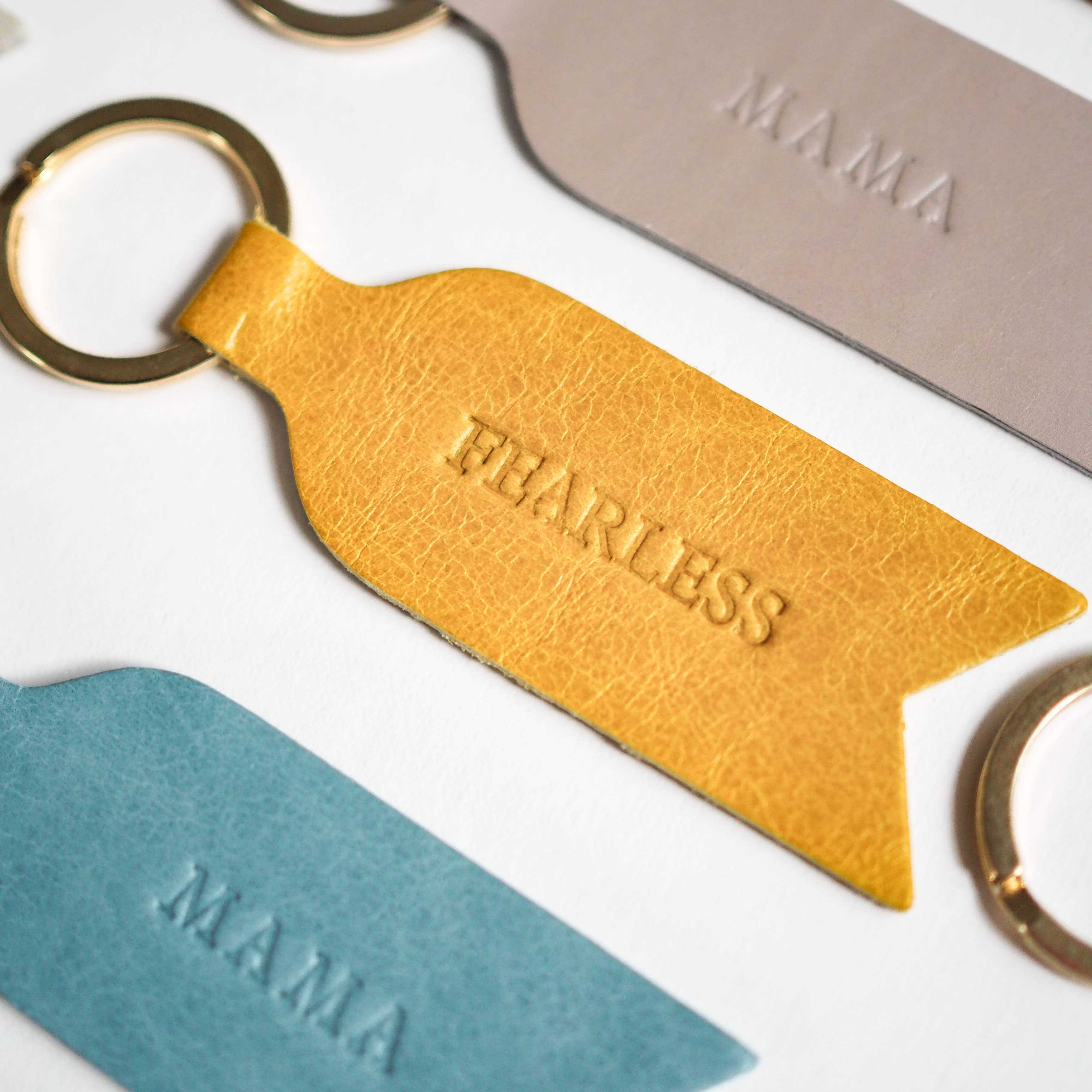 soch and co - Wholesale Keychain – Women's - Quote leather keyring3