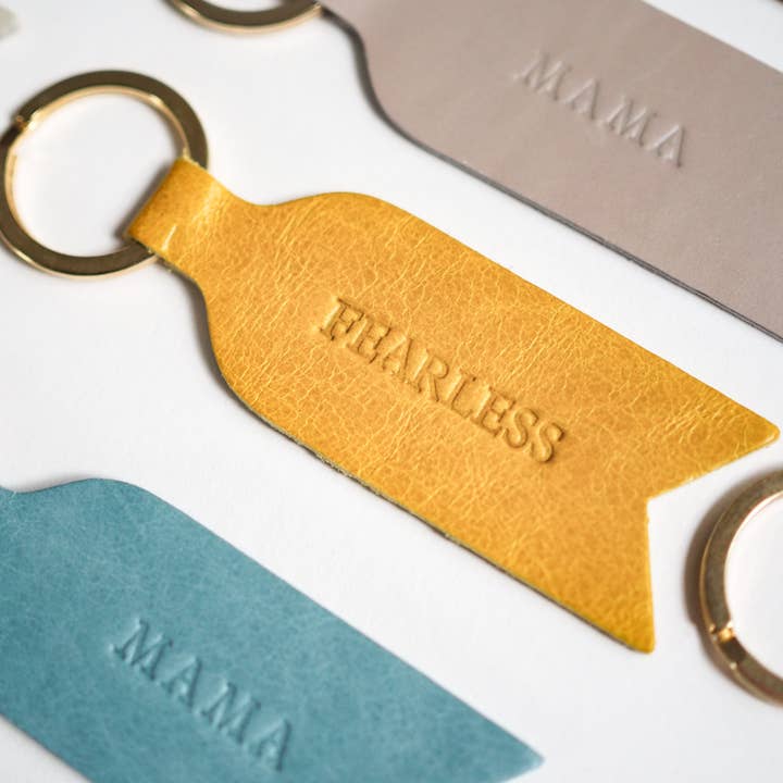 soch and co - Wholesale Keychain – Women's - Quote leather keyring3