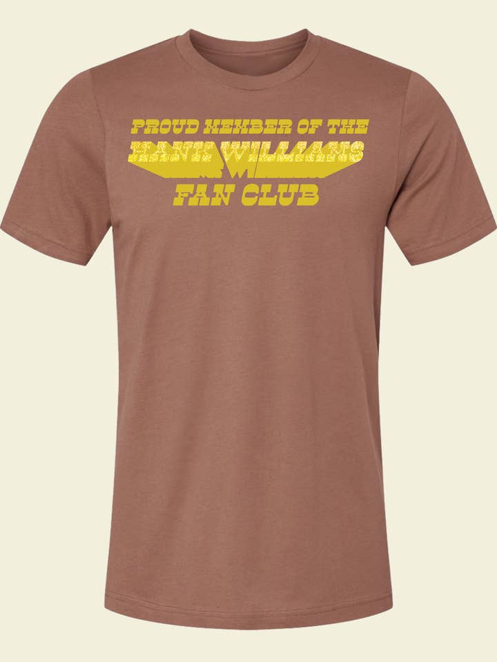 Hank Williams Fan Club Shirt for wholesale by Southern Native