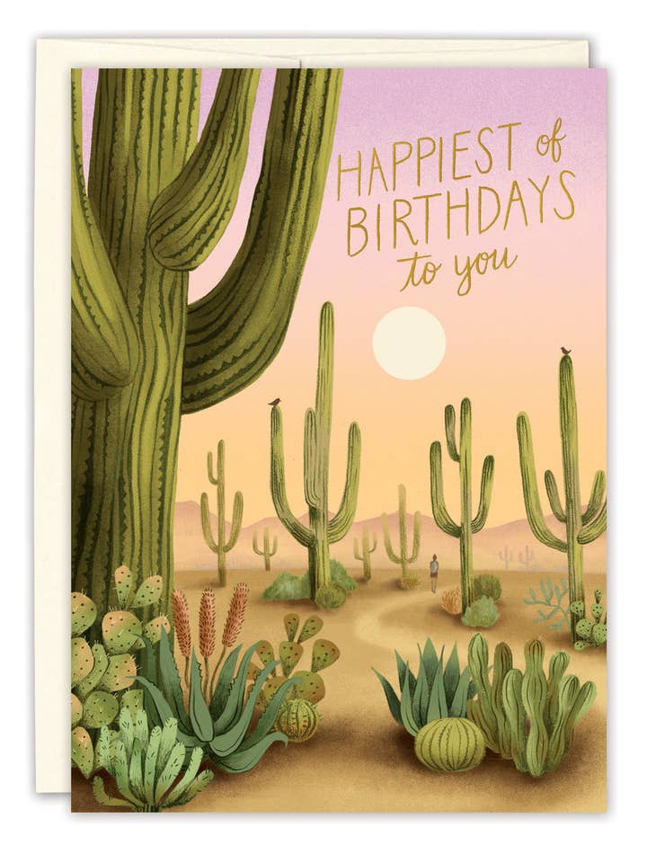Desert Skies Birthday Card for wholesale by Biely & Shoaf