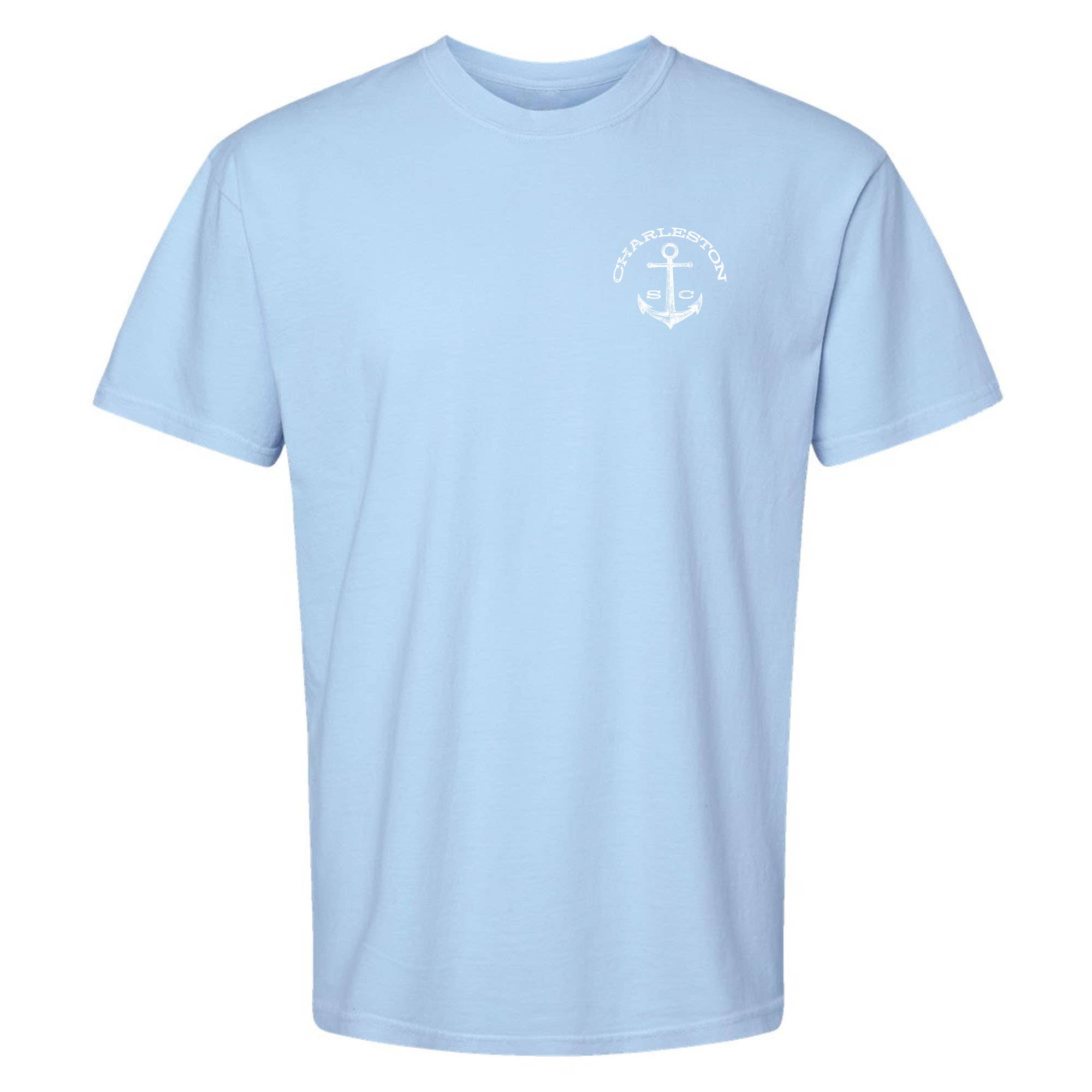 Charleston Apparel – wholesale T-shirts med screentryck – Unisex – Anchor Oysters anpassningsbar Sheepshead Fish Shirt6