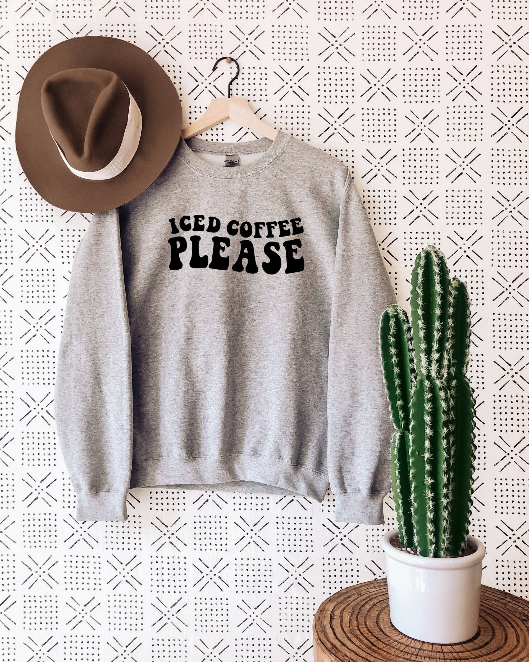 Desert Raine - Wholesale Graphic Sweatshirt - Women's - Iced Coffee Please Sweatshirt2
