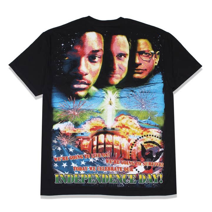 Backstock co - Vente T-shirt sérigraphié – unisexe - T-shirt ID4 Independence Day / Will Smith Art Fan Orig.1