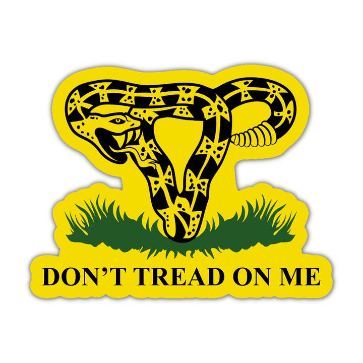 Indigo Maiden - Wholesale Sticker - Don't Tread on Me Uterus Sticker1