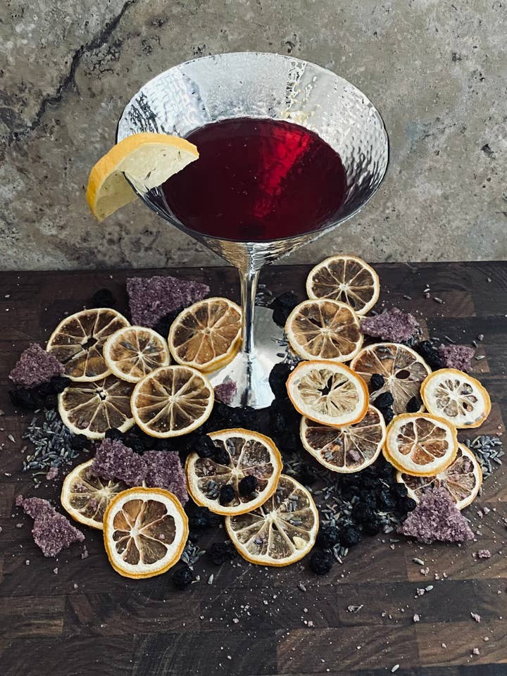 Blueberry Lavender Lemon Drop Cocktail Infusion for wholesale by The Barmaids