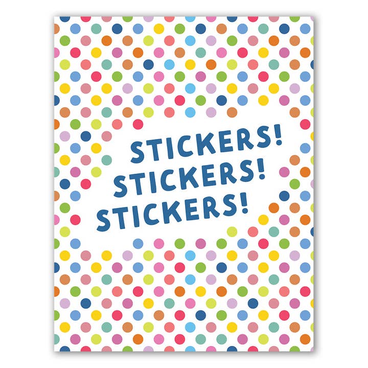 Polka Dots Blank Sticker Album for wholesale by Sticker Planet
