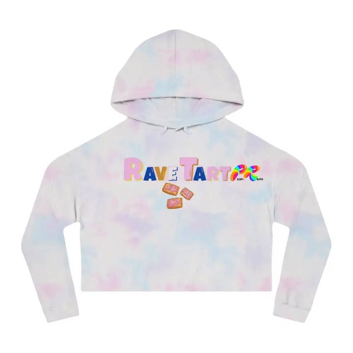 Prism Raves - Wholesale Hoodie - Women's - Rave Tart Cropped Hoodie