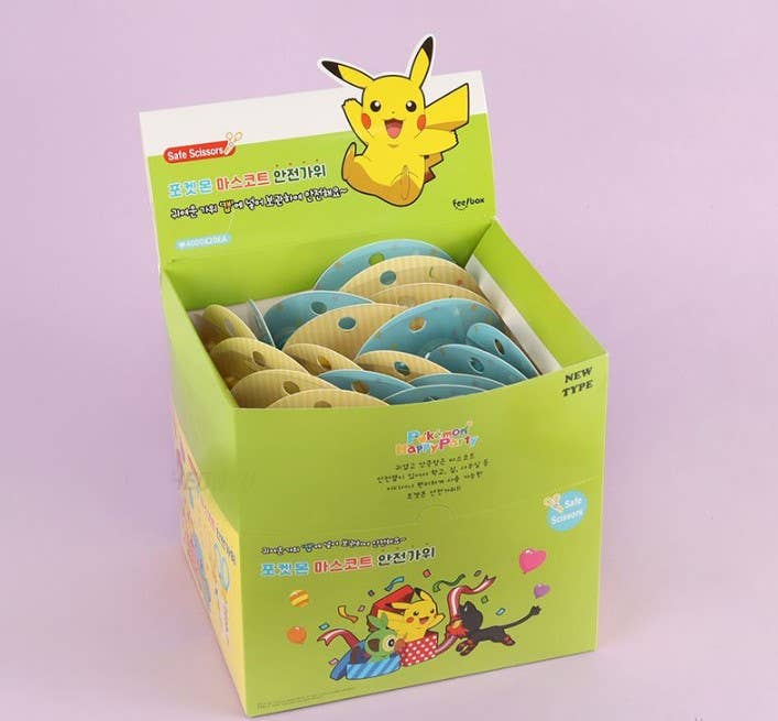 K-Wonderland - Wholesale Scissors - Pokemon Mascot Scissors with Safety Cover Cap2