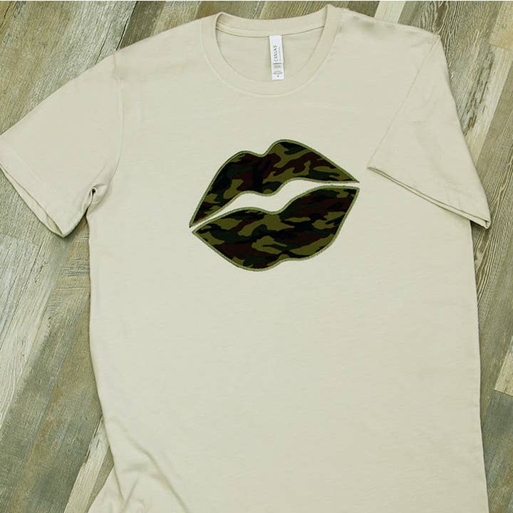 Hot Lips Camo for wholesale by Blue Hydrangea Farm