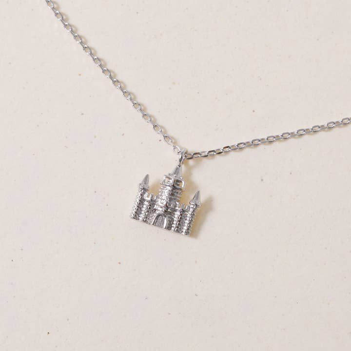 INKI STUDIO - Wholesale Pendant/Charm Necklace - Castle on the Neck, Necklace2