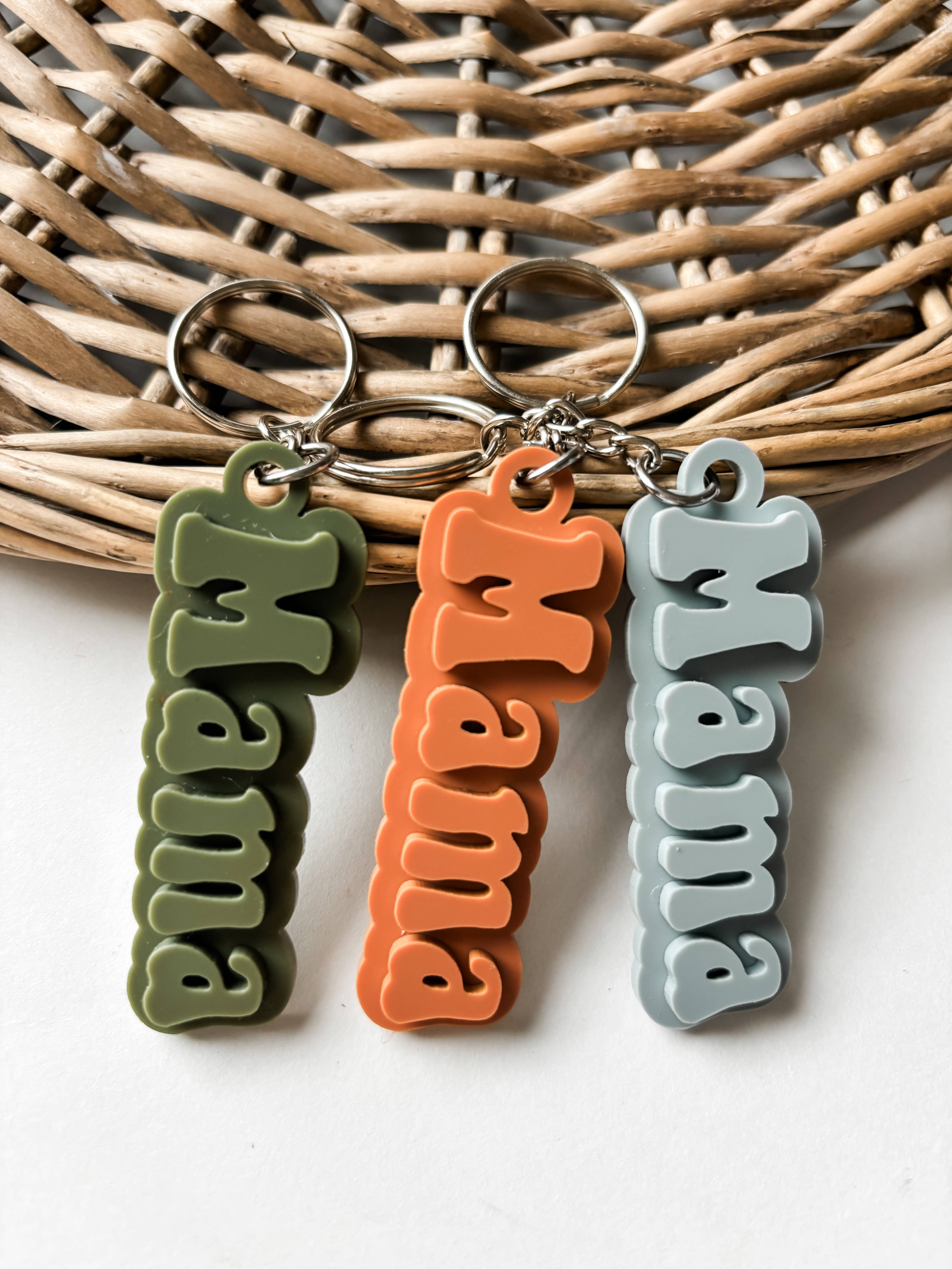 The Little Loon Co. - Wholesale Keychain - Women's - Mini Acrylic Mama Keychain1