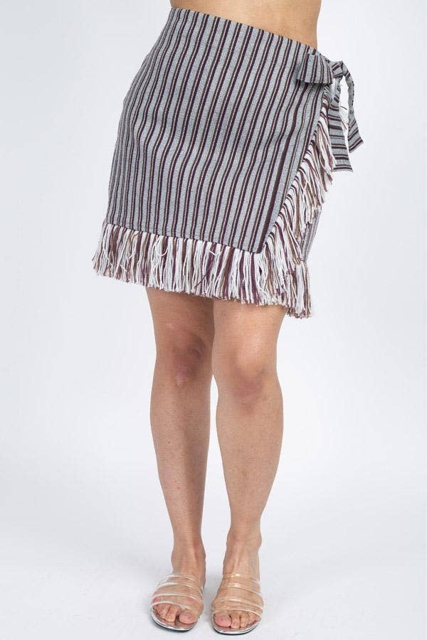 Lakhays Collection Inc. - Wholesale Skirt - Women's - Women's Woven Winter Mini Skirt1