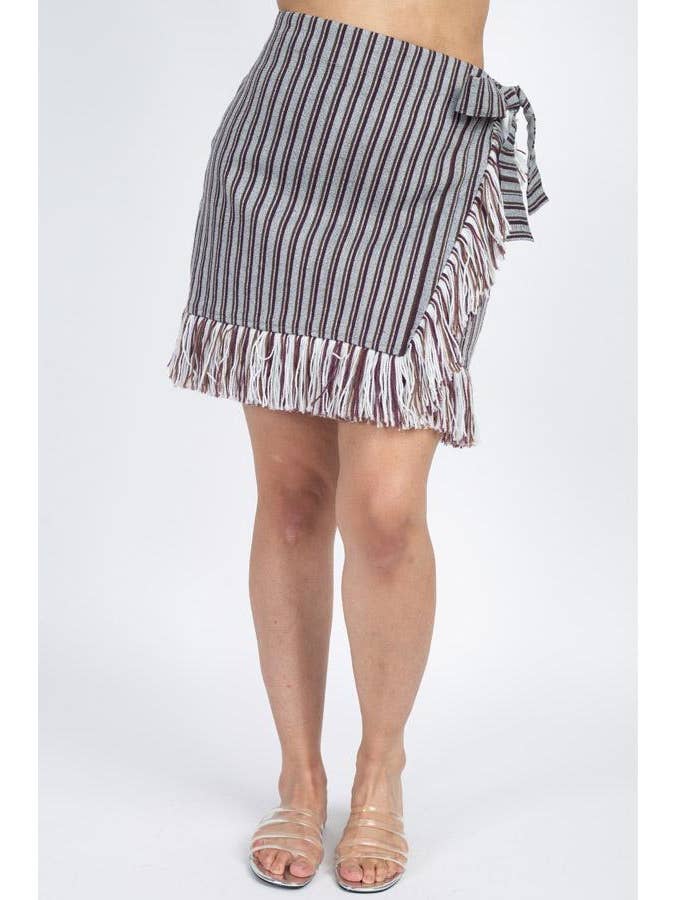 Lakhays Collection Inc. - Wholesale Skirt - Women's - Women's Woven Winter Mini Skirt1