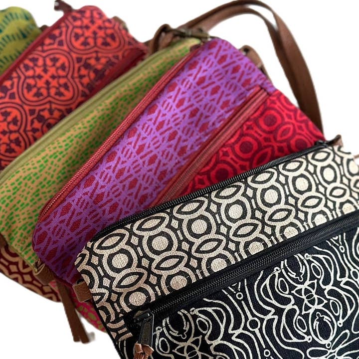 Bridge for Africa - Wholesale Crossbody Bag - Women's - Crossbody/Belt Bag with beaded tassel8