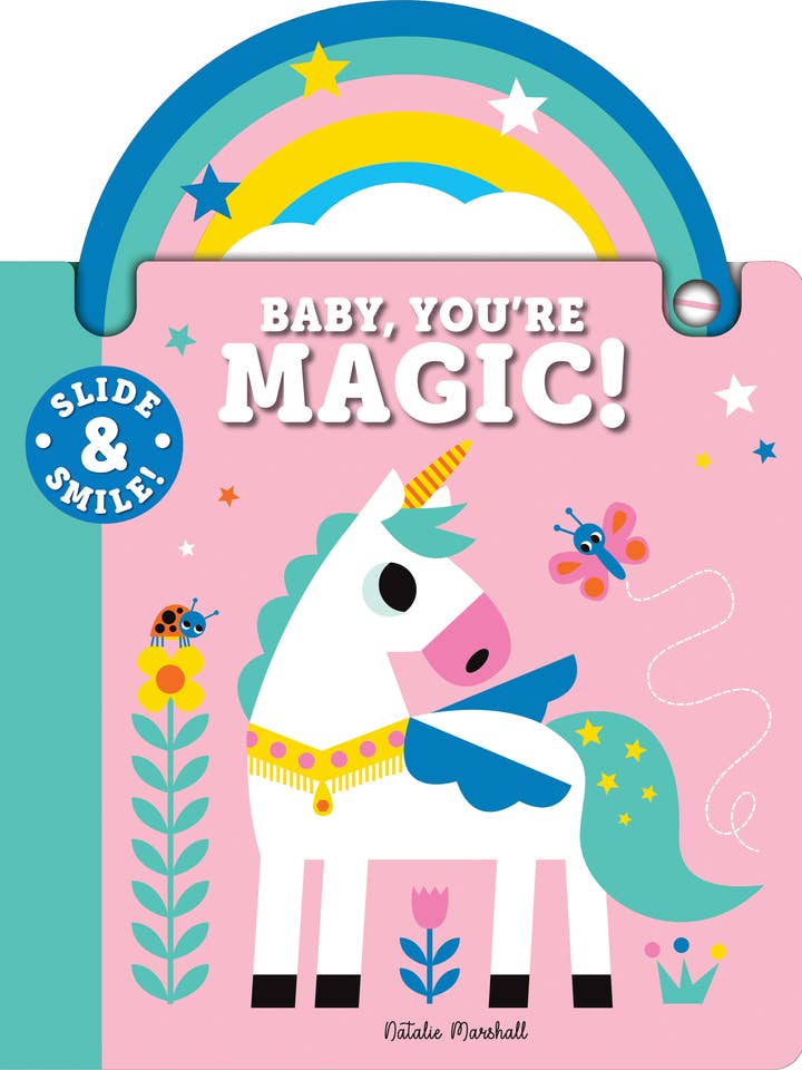 Slide and Smile: Baby, You're Magic! (Board Book) for wholesale by Sourcebooks
