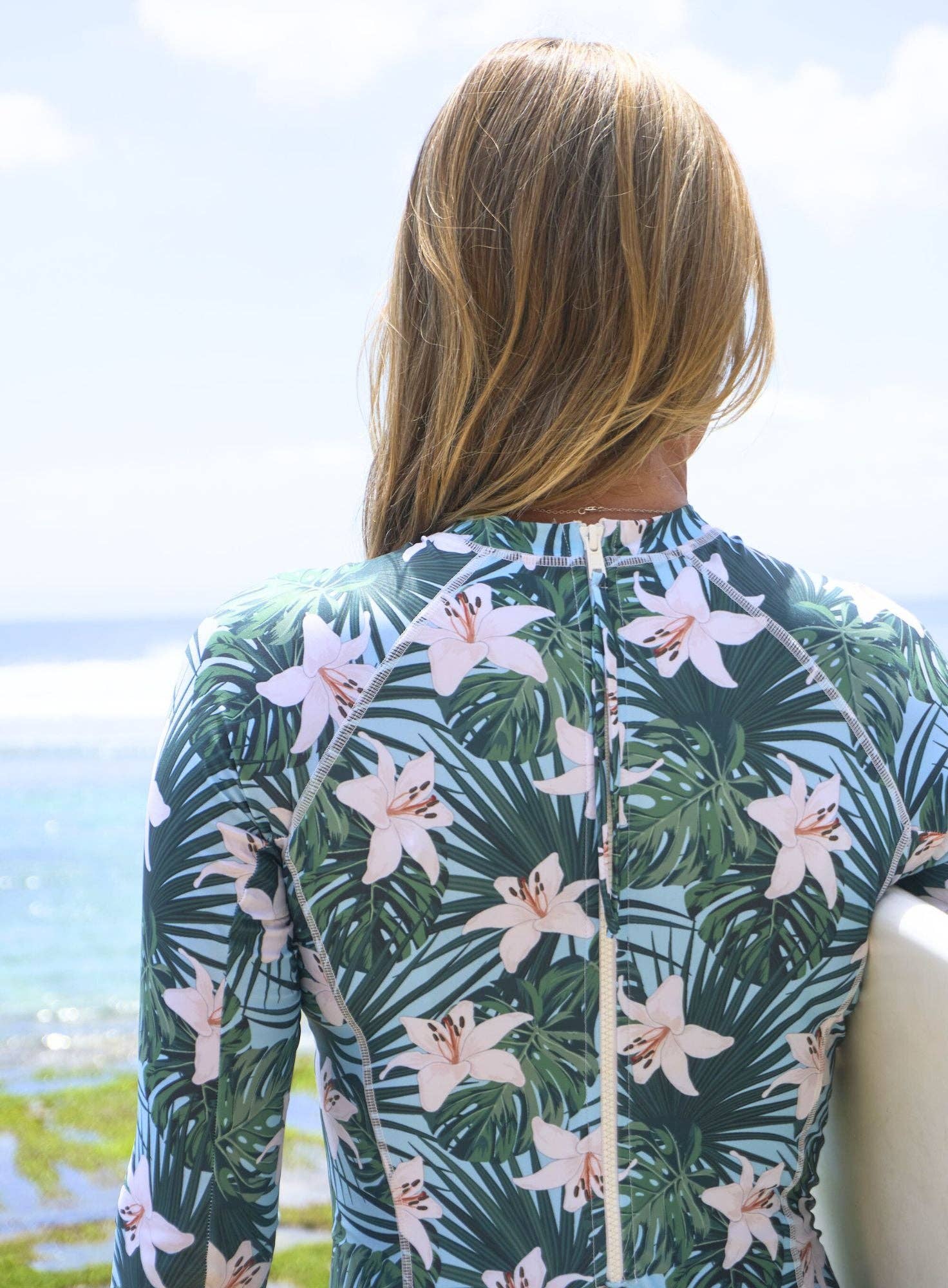 Yindi and Salt - Wholesale One Piece Swimsuit - Women's - Shell Sustainable Surf Suit in Midday Jungle3