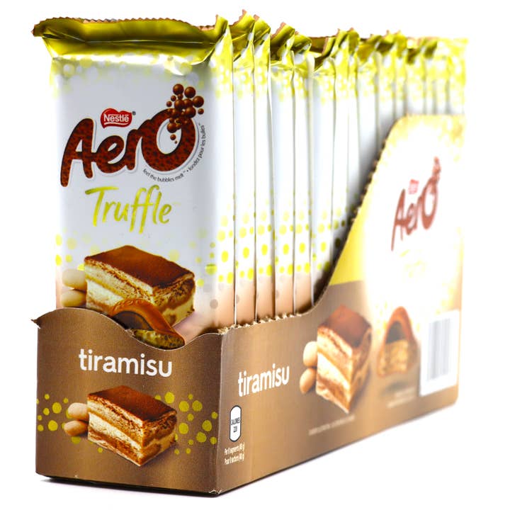Limited Import - Nestle AERO Truffle Tiramisu, 105g, 15ct for wholesale by Grandpa Joe's Candy Shop