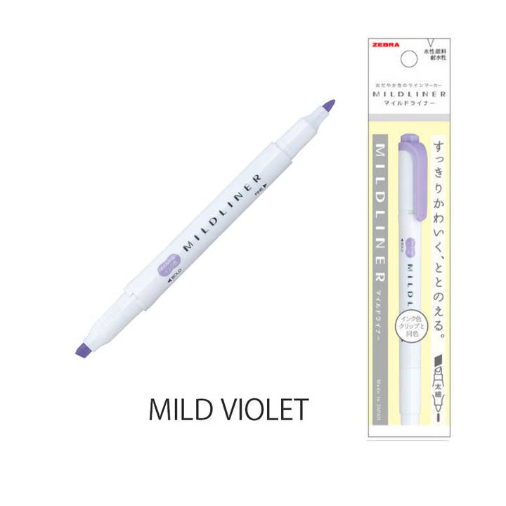 Hakubundo - Wholesale Highlighter - 【JAPANESE STATIONERY】ZEBRA MILDLINER HIGHLIGHTER MILD COLOR1