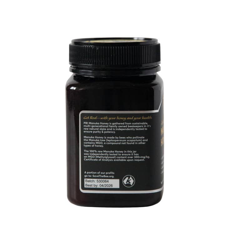 Pacific Resources - Wholesale Honey - Raw Manuka Honey 300+3