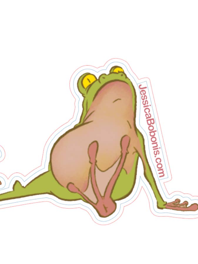 Frog Familiar Single Sticker for wholesale by Whimsy Lantern
