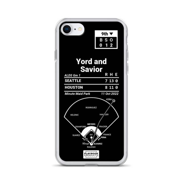 Houston Astros Greatest Plays iPhone Case: Yord and Savior (2022) for wholesale by Playbook Products