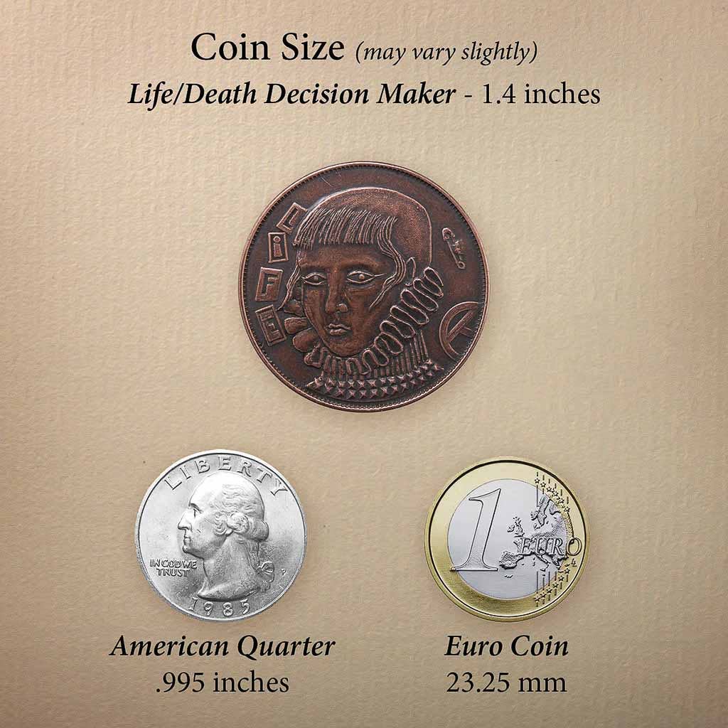 Shire Post Mint - Wholesale Keepsake Coin/Token - Life/Death Decision Maker Copper Coin3
