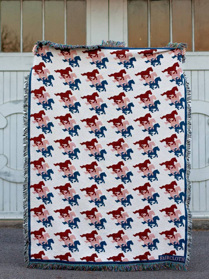 Wild Horses Blanket for wholesale by Faircloth