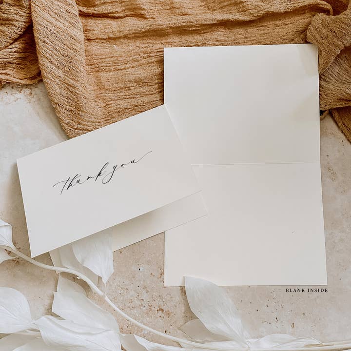 Black Bow Studio - Wholesale Thank you card - Thank You Greeting Card1