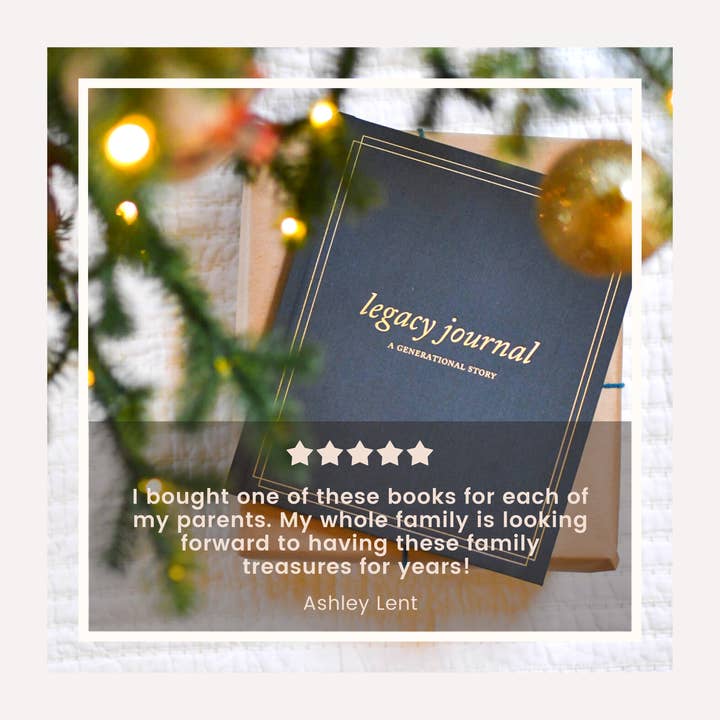 Duncan & Stone Paper Co. – Großhandel Tagebuch – Legacy Journal: Ein Familienerinnerungsbuch | Weihnachtsgeschenk1