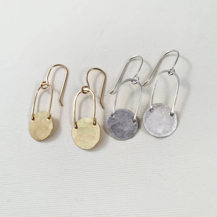 Fluff Hardware - Wholesale Dangle Earrings - Handmade Fallen Moon Earrings