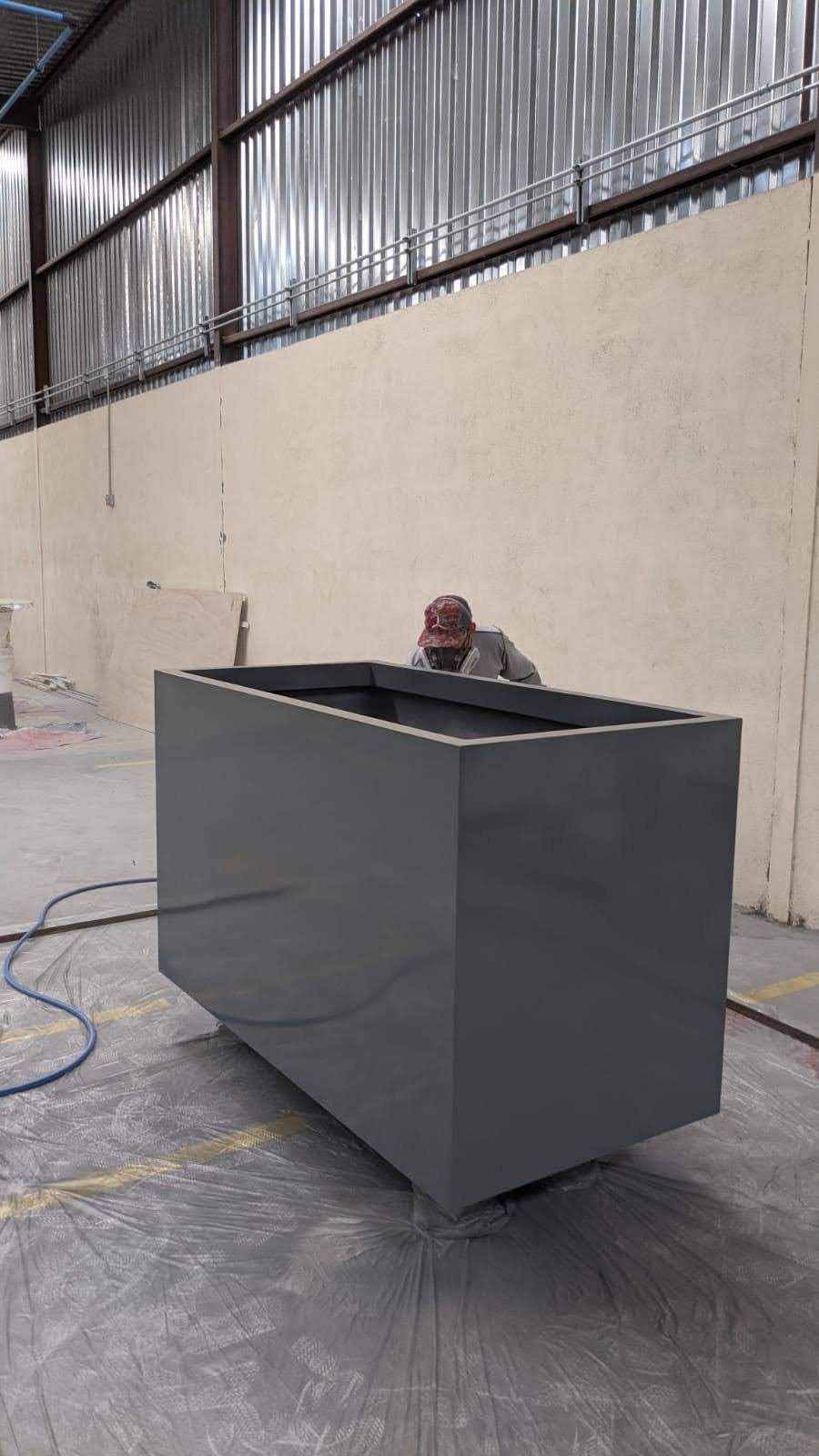 Tikal Composite Designs - Wholesale Planter box - Rectangular Fiberglass Planters2