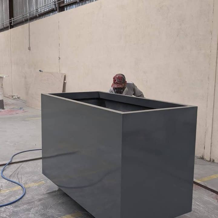 Tikal Composite Designs - Wholesale Planter box - Rectangular Fiberglass Planters2