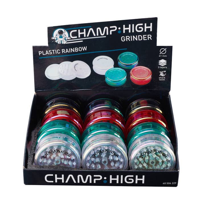 Champ by Polyflame - Wholesale Humidor/Cigar Accessory - Colorful plastic grinders