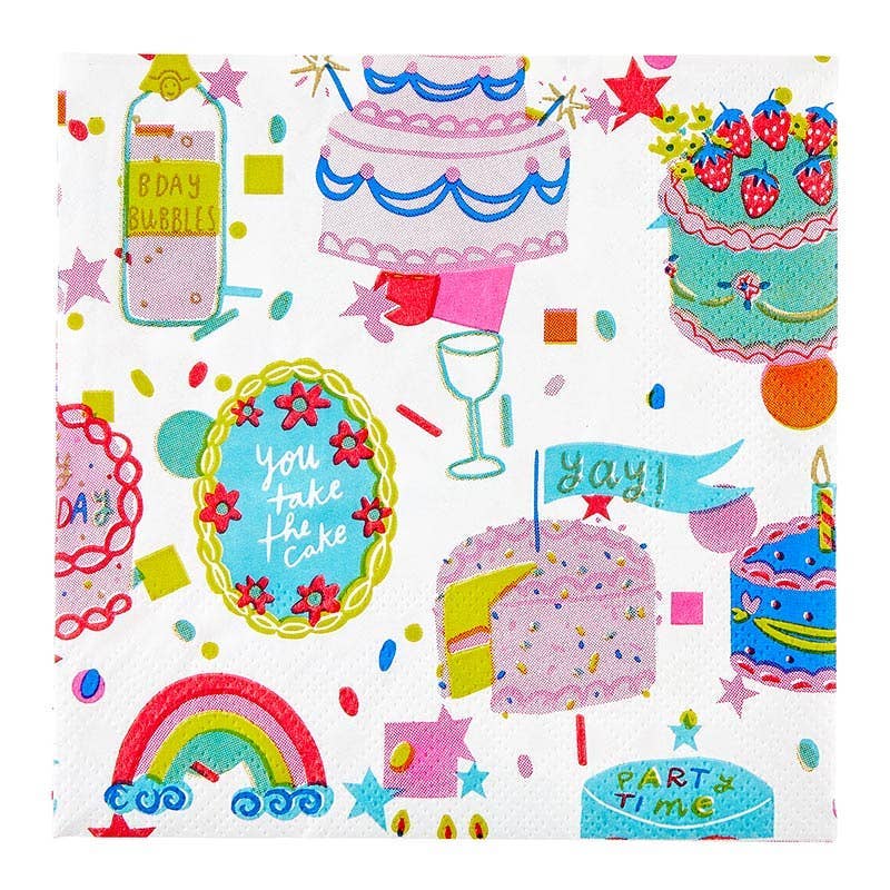 Angle - Wholesale Disposable Tableware Pack - Party in a Box - Birthday Cake3