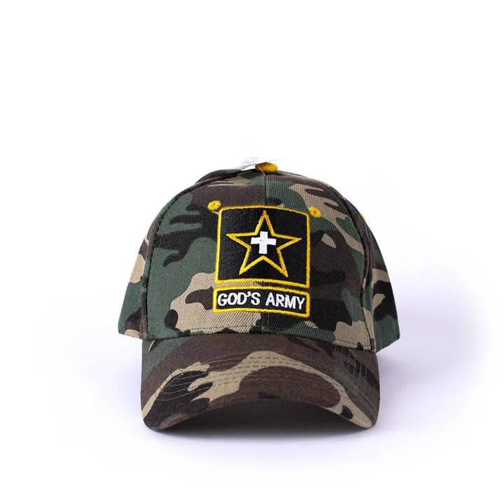 Swanson Christian Products - Wholesale Baseball Cap - Unisex - Hat - Camo - God's Army