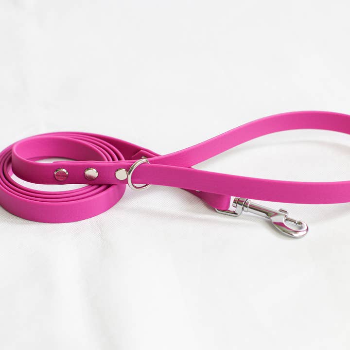 Orchid Dog Leash | Waterproof | Pink for wholesale by Wet Nosed Pup