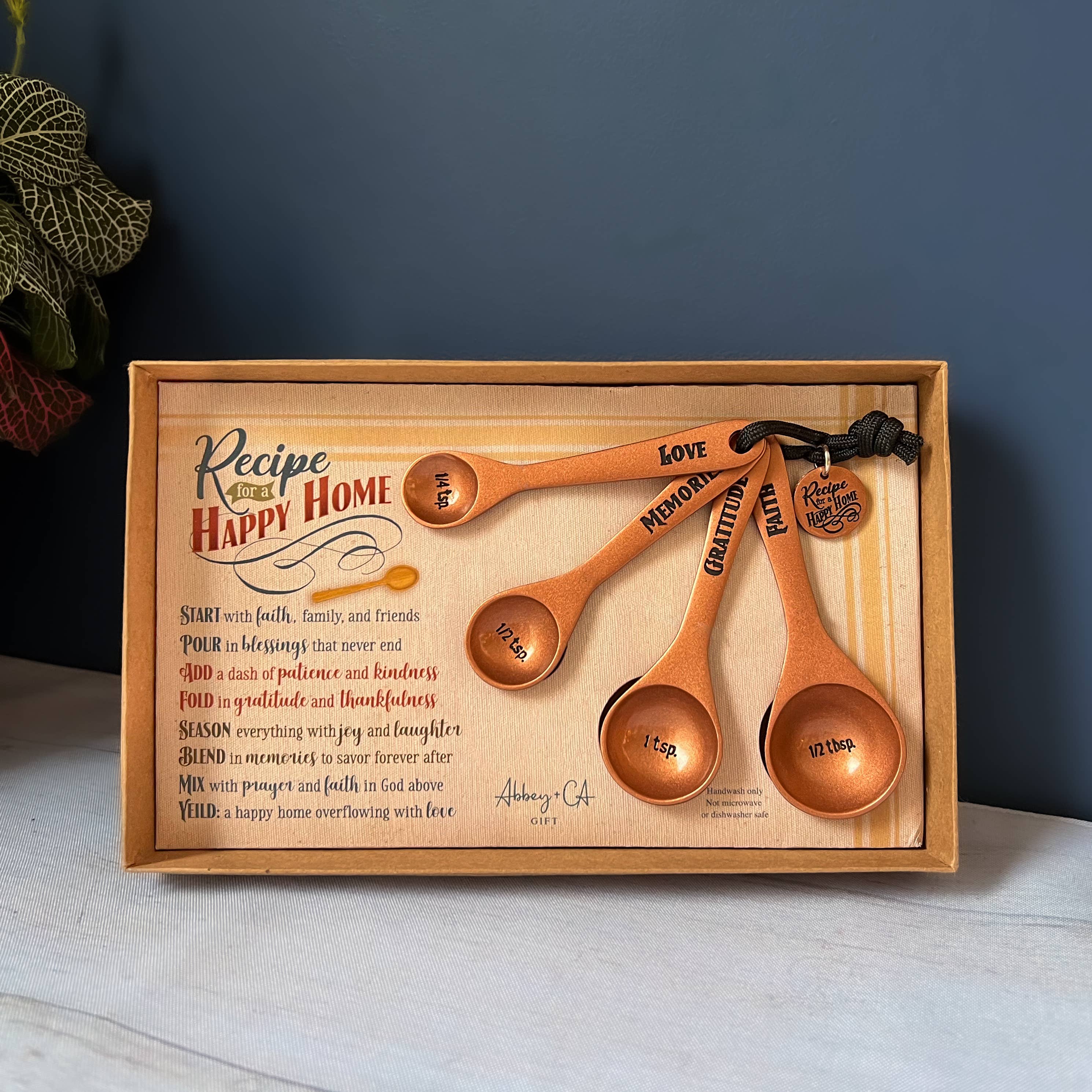 Abbey + CA Gift - Vente Cuillère doseuse - Recette pour des cuillères à mesurer Happy Home1
