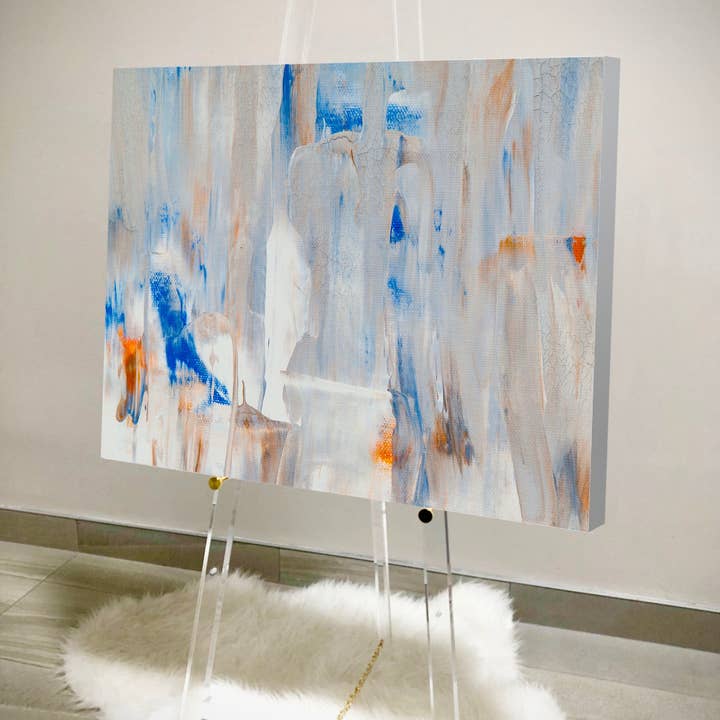 DesignStyles Home - Wholesale Easel - Stylish Acrylic Easel Stand with Gold Knobs for Artwork, Chalkboard and More1