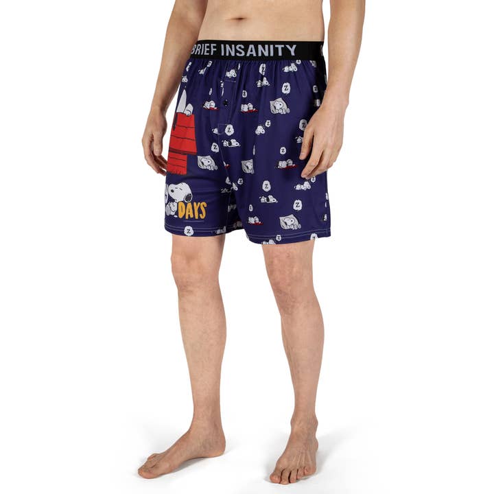 BRIEF INSANITY - Vente Sous-vêtements – homme - Boxers Snoopy Lazy Days2