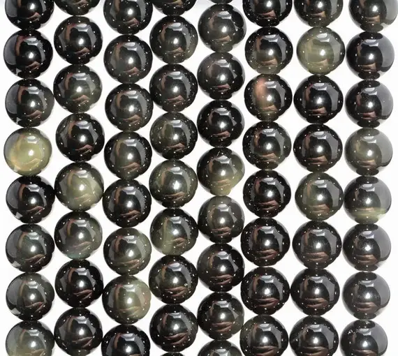 Csr jewelry design - Wholesale Beads - 10mm Rainbow Obsidian Bead Strand2