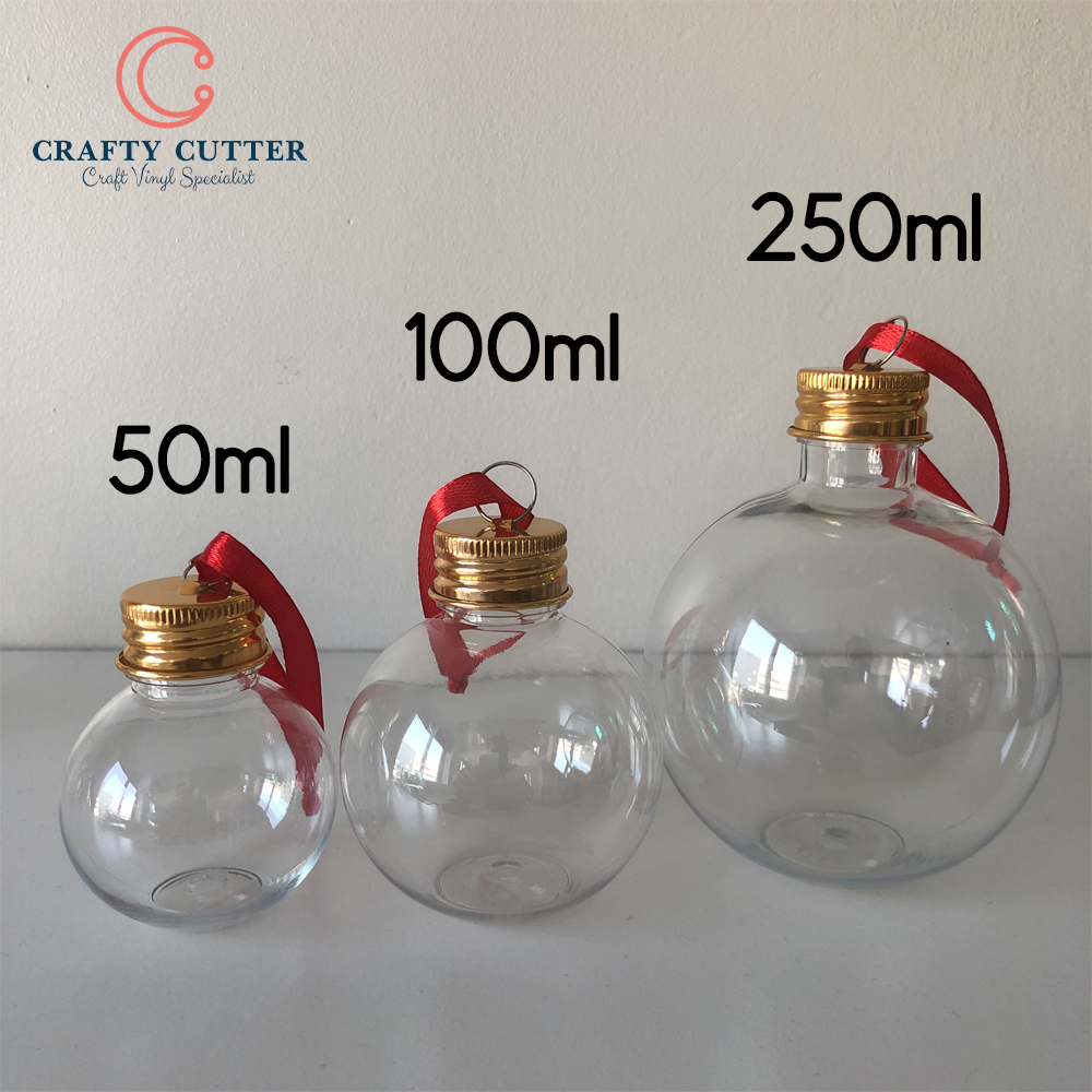 Crafty Cutter – wholesale Drinking glass/cup – Drinking Baubles - Packs of 60