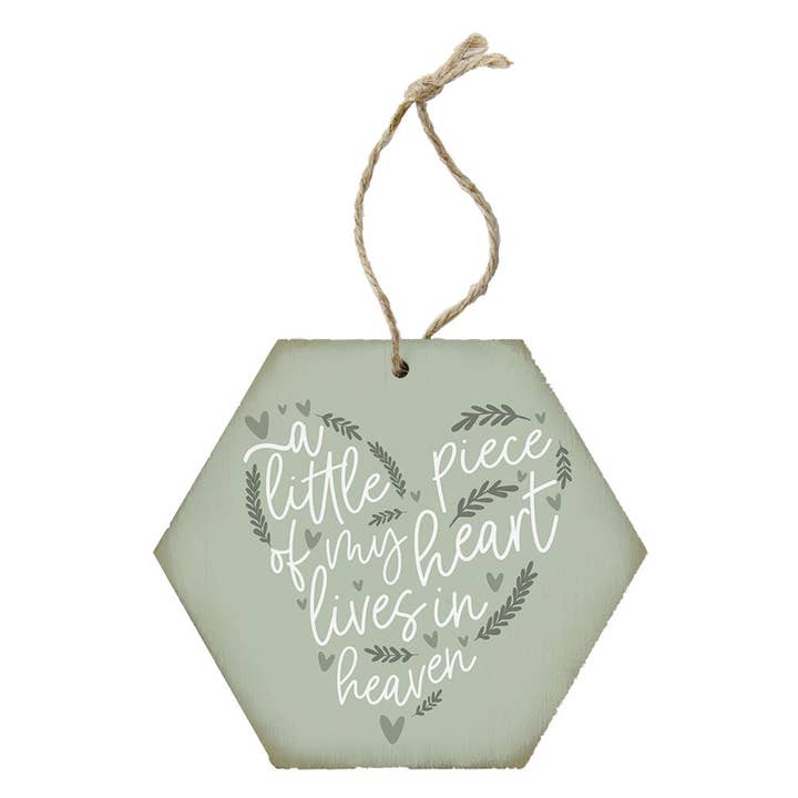 Little Piece Heart - Honeycomb Ornaments for wholesale by Sincere Surroundings