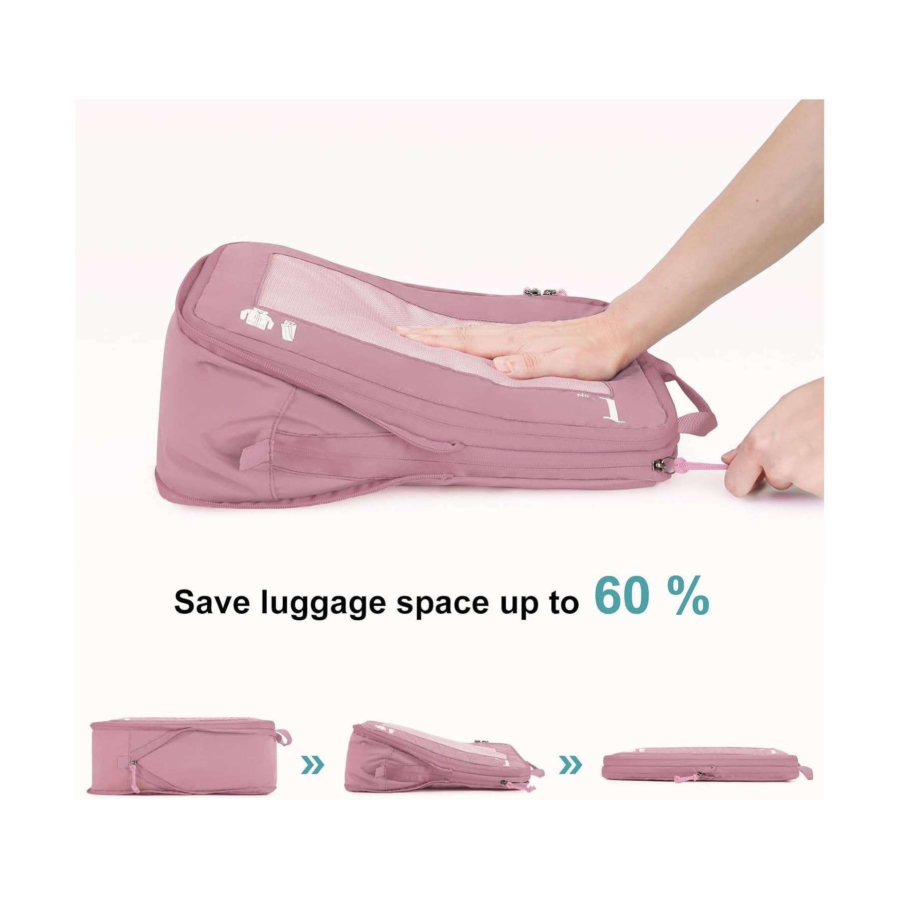 NARWEY INC - Wholesale Packing Cube - 5 Set Compression Packing Cubes for Suitcases Organiser Bags47
